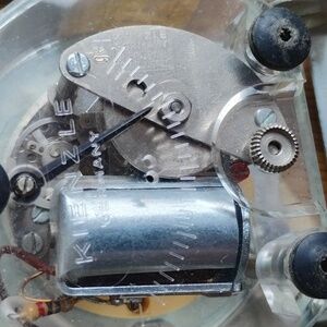 🇩🇪 Vintage KIENZLE German Desktop CLOCK  PARTS ⏰